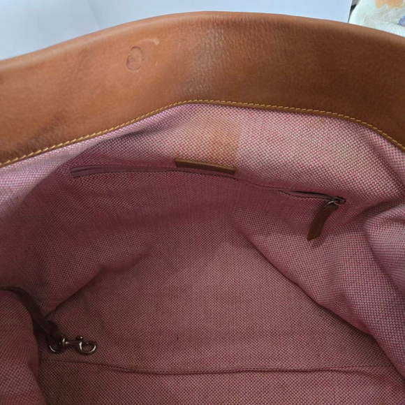 Women's Dooney & Bourke Medium Annalisa Pebbled Leather Lock Sac Hobo Bag - Picture 6 of 12